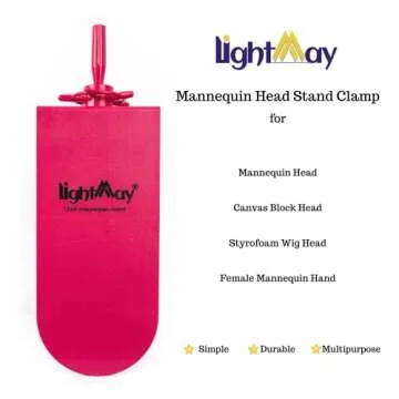 Mannequin Head Stand for Chair - Mannequin Stand for Training Head Sturdy and Durable Wig Head Stand...