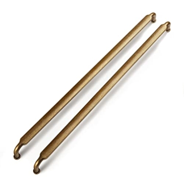 Goo-Ki 6 Pack 12-3/5 Inch （320mm） Hole Center Cabinet Pulls Antique Brass Zinc Alloy Kitchen Dra...