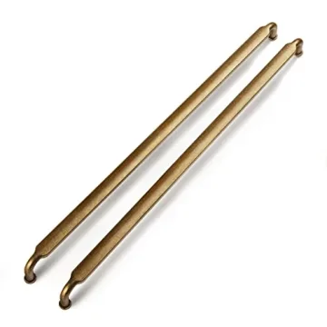 Goo-Ki 6 Pack 12-3/5 Inch Antique Brass Drawer Handles for Kitchen & Furniture