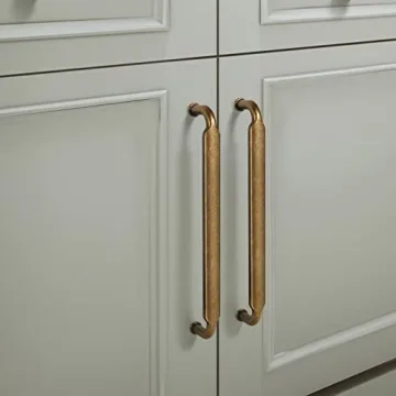 Goo-Ki Antique Brass Drawer Handles 6 Pack for DIY