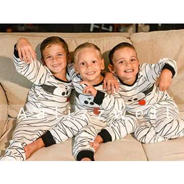 Aalizzwell Toddler Baby Boys Girls Halloween Romper Pants Set for Kids Mummy Matching Outfits Fall Winter Clothes (Mummy Shirt, 5T)