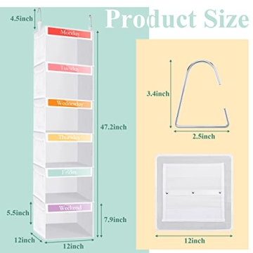 Amylove 2 Pack Kids Closet Organizer for Daily Use