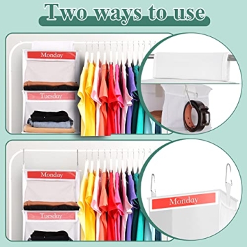 Amylove 2 Pack Kids Closet Organizer for Daily Use