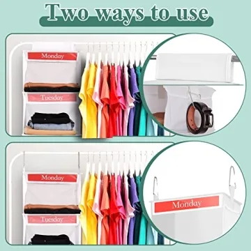Amylove 2 Pack Kids Closet Organizer for Daily Use