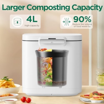 4L Electric Composter - Smart Kitchen Composting