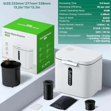 4L Electric Composter - Smart Kitchen Composting