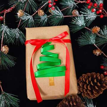 Supla 19 Rolls 19 Colors 190 Yard Satin Ribbon Rolls Satin Silk Ribbon for Crafts Gift Wrap Ribbons Fabric Ribbons Polyester Ribbon 1/2 inch Wide for Wedding Embellishment Gift Packing Craft Bows