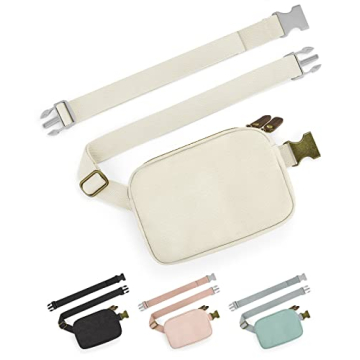 SMRITI Canvas Fanny Pack - Stylish Adjustable Crossbody Bag
