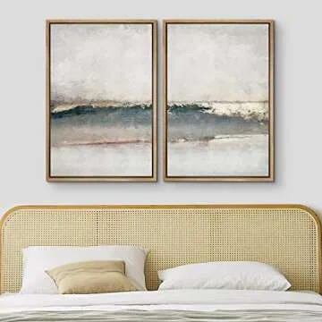 MUDECOR Pastel Canvas Art Set for Home Decor