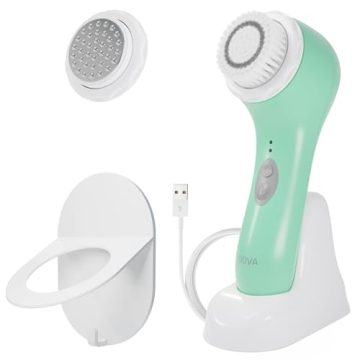Spa Sciences NOVA Sonic Cleansing Brush - 2-in-1 Cleansing & Exfoliating Device