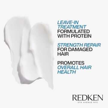 Redken Extreme Play Safe Heat Protectant Spray & Leave In Conditioner| For All Hair Types | Helps Reduce The Appearance of Split Ends | With Tourmaline | 6.8 Fl Oz