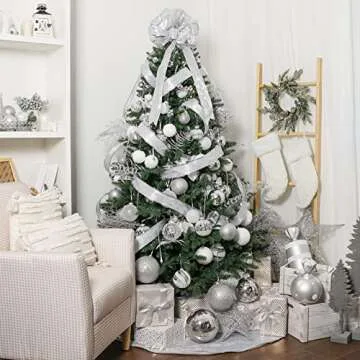 3.15" Glitter Shatterproof Christmas Ball Ornaments