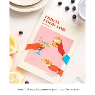 DIY Lamare Blank Recipe Book for Personalized Cooking