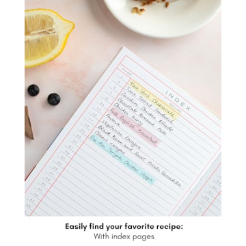 DIY Lamare Blank Recipe Book for Personalized Cooking