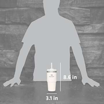 STANLEY Adventure Quencher Travel Tumbler 14oz Cream
