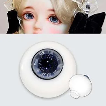 IMGUMI HUAA-4 16mm Handmade Glass Eyes for Dolls