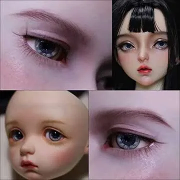 IMGUMI HUAA-4 16mm Handmade Glass Eyes for Dolls