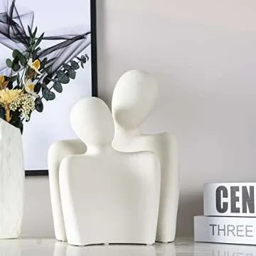 BUTILIVEEN Couple Sculptures - Elegant Ceramic Home Decor