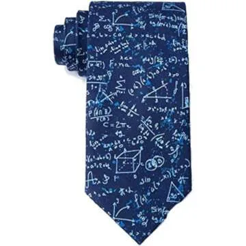Men's Math Equations Novelty Tie - Stylish Necktie