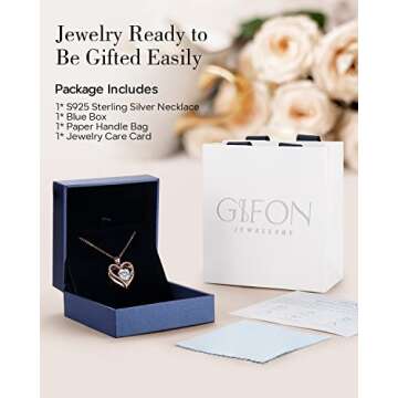 Gorgeous S925 Sterling Silver Necklace for Women