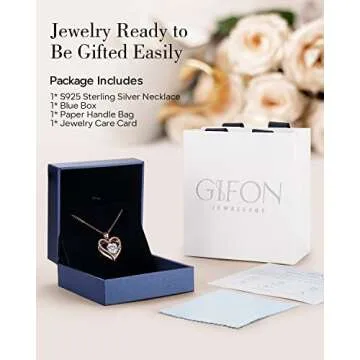 Gorgeous S925 Sterling Silver Necklace for Women