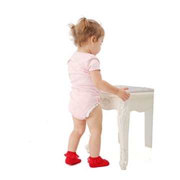 EPEIUS Baby-Girls Eyelet Frilly Lace Socks in 5 Pairs