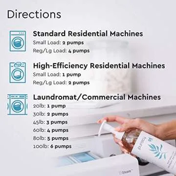 Puracy Baby Laundry Detergent Liquid - Baby All Detergent Liquid - Non Toxic Laundry Detergent - Liquid Laundry Detergent, Hypoallergenic, Concentrated, Plant Based Detergent Free and Clear, 64 Fl Oz