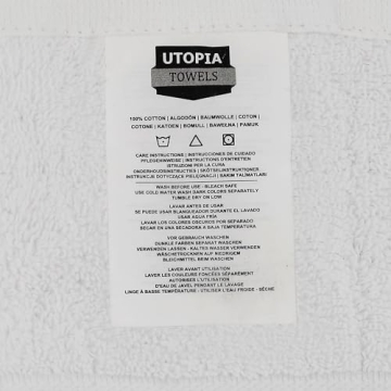 Utopia Towels 6 Pack Premium Cotton Quick-Drying Bath Towels