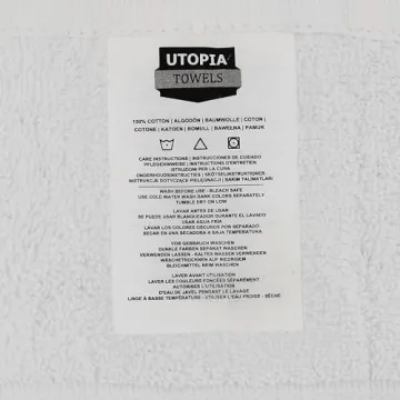 Utopia Towels 6 Pack Premium Cotton Quick-Drying Bath Towels