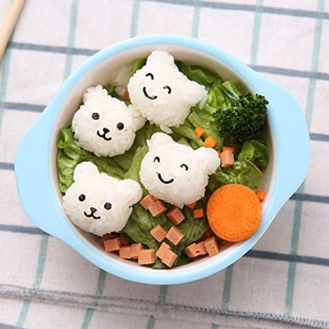 DIY Cute Sushi Embossing Mold for Fun Rice Balls