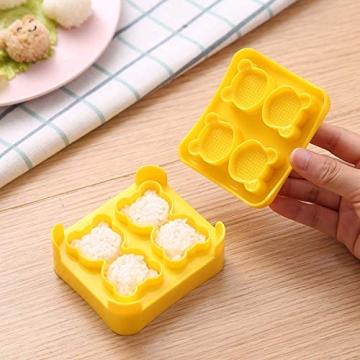 DIY Cute Sushi Embossing Mold for Fun Rice Balls