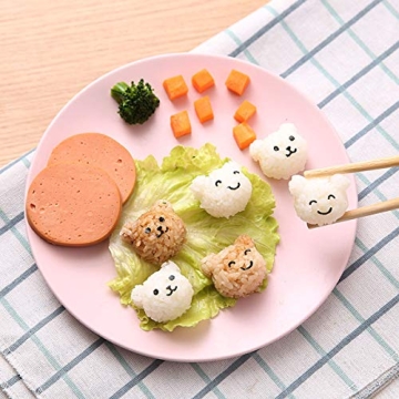 DIY Cute Sushi Embossing Mold for Fun Rice Balls