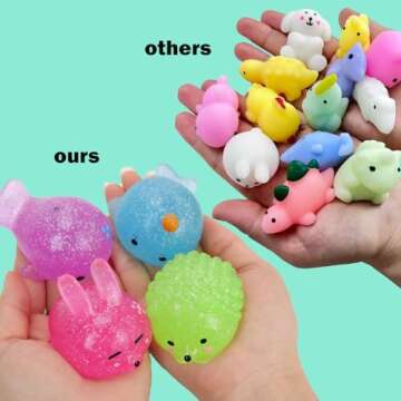 VOMAOK 6pcs Jumbo Squishy Toys Squeeze Toy for Kids Boys Girls Christmas Stocking Stuffers Gifts