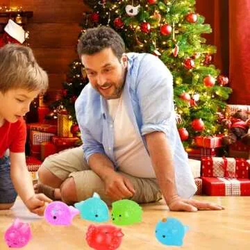VOMAOK 6pcs Jumbo Squishy Toys Squeeze Toy for Kids Boys Girls Christmas Stocking Stuffers Gifts