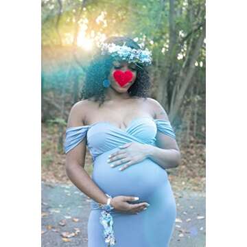 Vivivalue Flower Wreath Crown Boho Flower Headband Hair Garland Floral Headpiece Halo with Wrist Wed...