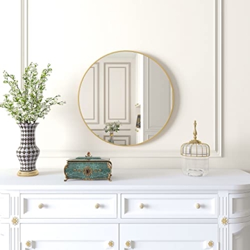 Beauty4U 20" Round Wall Mirror - Stylish Home Decor