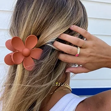 Cute Flower Hair Claw Clips 8PCS for Stylish Women
