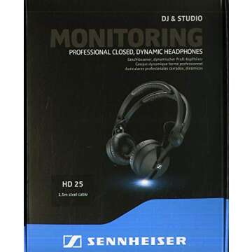 Sennheiser HD 25 Headphones - Dynamic Noise Isolation
