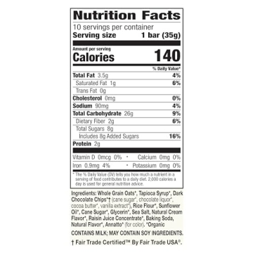 Cascadian Farm Organic Chocolate Chip Granola Bars