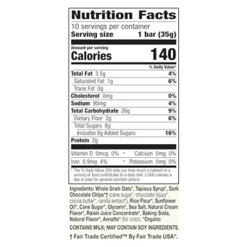 Cascadian Farm Organic Chocolate Chip Granola Bars