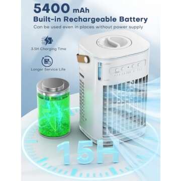 BALKO Small Air Conditioner - Portable & Multifunctional Comfort