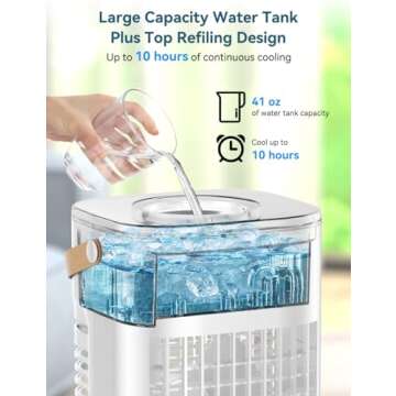 BALKO Small Air Conditioner - Portable & Multifunctional Comfort