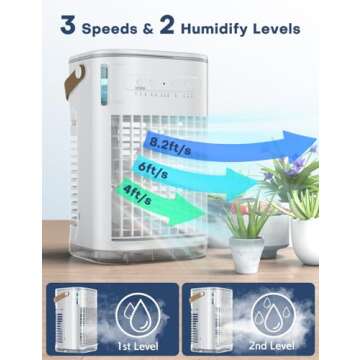 BALKO Small Air Conditioner - Portable & Multifunctional Comfort