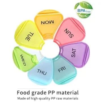 Pill Organizer, Weekly Pill Organizer, Pill Box, Medicine Organizer, Pill Case, Pill Container, Pill Box 7 Day, Pill Holder, Travel Pill Case