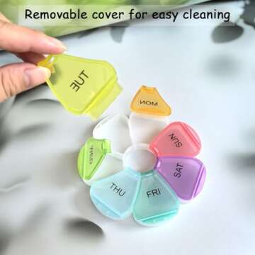 Pill Organizer, Weekly Pill Organizer, Pill Box, Medicine Organizer, Pill Case, Pill Container, Pill Box 7 Day, Pill Holder, Travel Pill Case