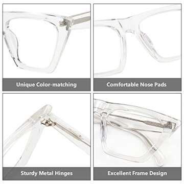 Trendy Zeelool Women's Cat Eye Glasses - Unique Style