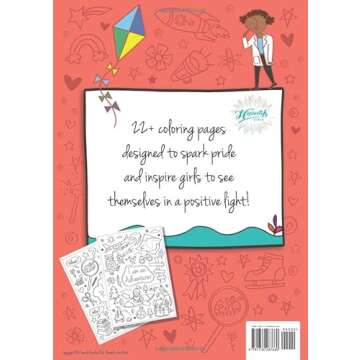 Hopscotch Girls I Am An Adventurer, Artist & Athlete: A Coloring Book Creative & Empowering for Kids...