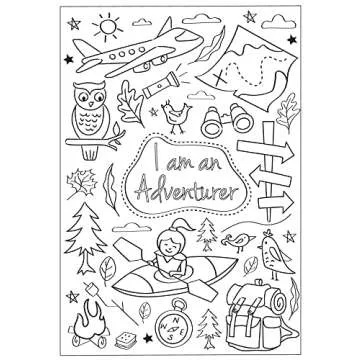 Creative & Empowering Coloring Book for Girls Aged 4-8