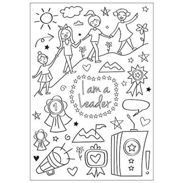 Creative & Empowering Coloring Book for Girls Aged 4-8