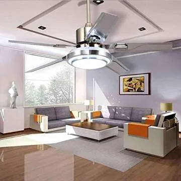 Elegant LUOLAX 52 Inch Ceiling Fan with Remote Control